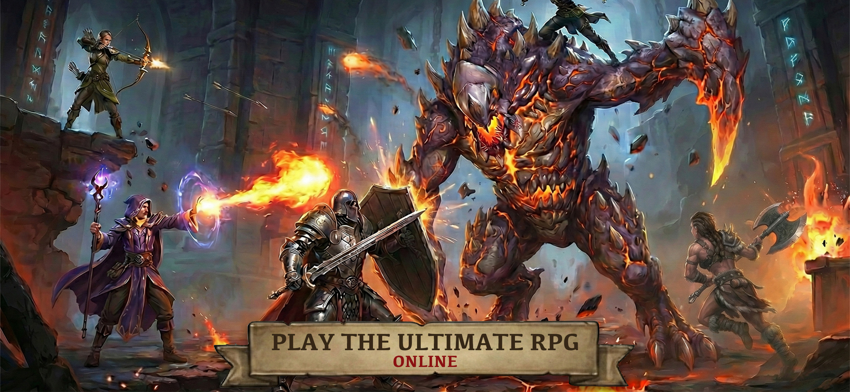 Arcane Heroes 2 battle scene screenshot