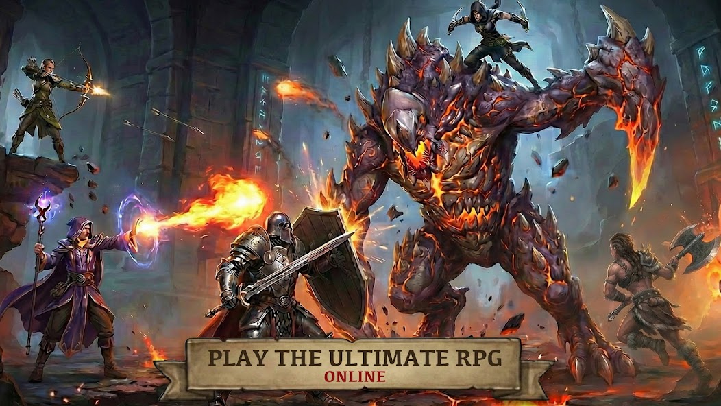 Arcane Heroes 2: Divided Fate battle screenshot